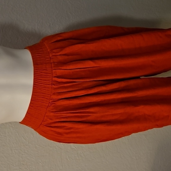 VTG CACHE 1980s Linen Harem Style Cropped High Waist Baddie Pants - Picture 4 of 8